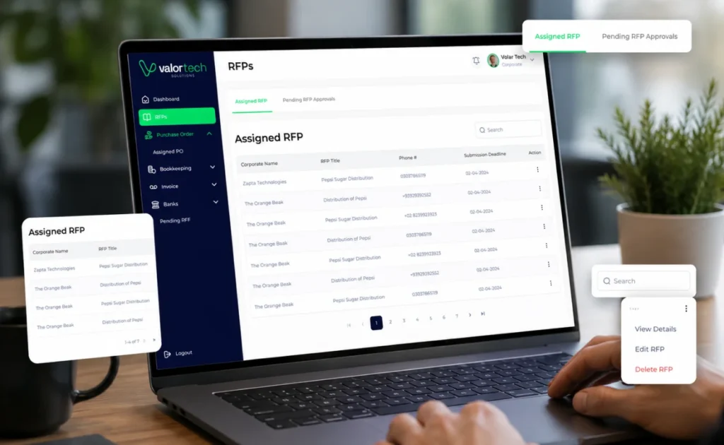 FinTech Trade & Financing Platform hero bg